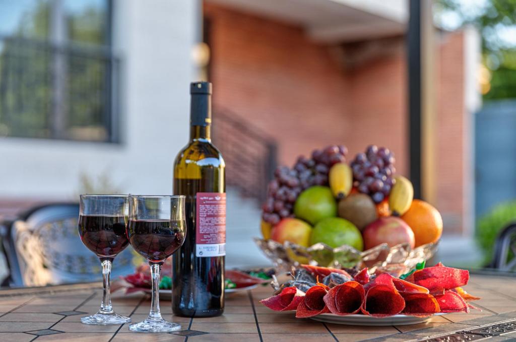 Nápoje v ubytování Vinum Hotel