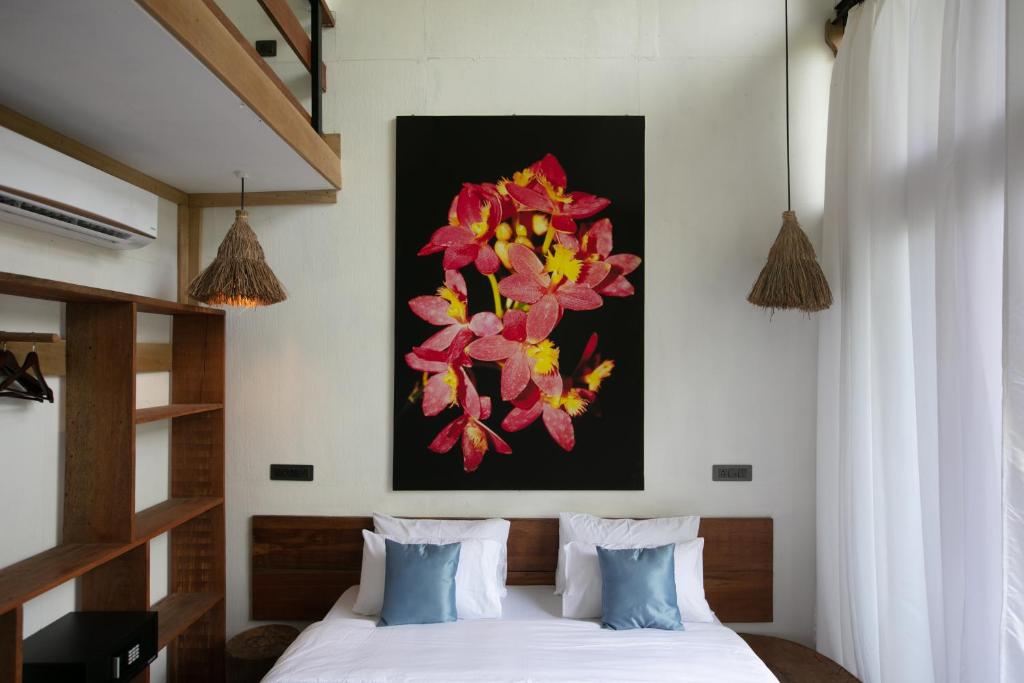 Postel nebo postele na pokoji v ubytování Satya Boutique Resort & Spa