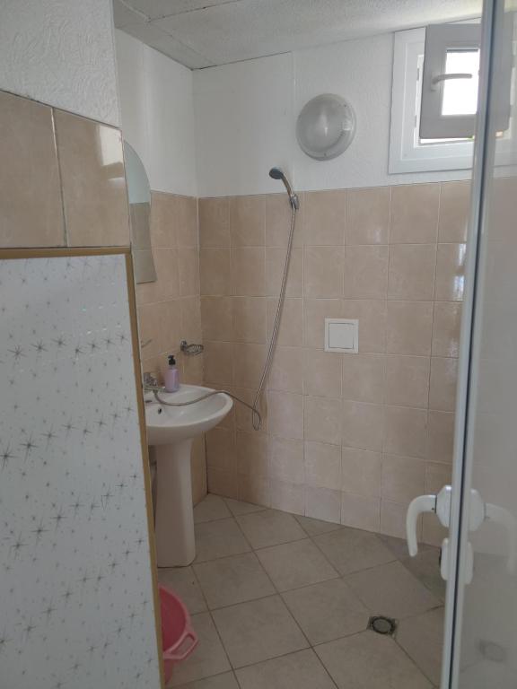 Koupelna v ubytování Bungalow Silitur