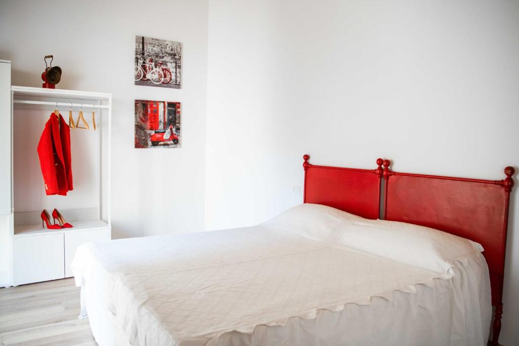 Postel nebo postele na pokoji v ubytování Corte Torchio B&B