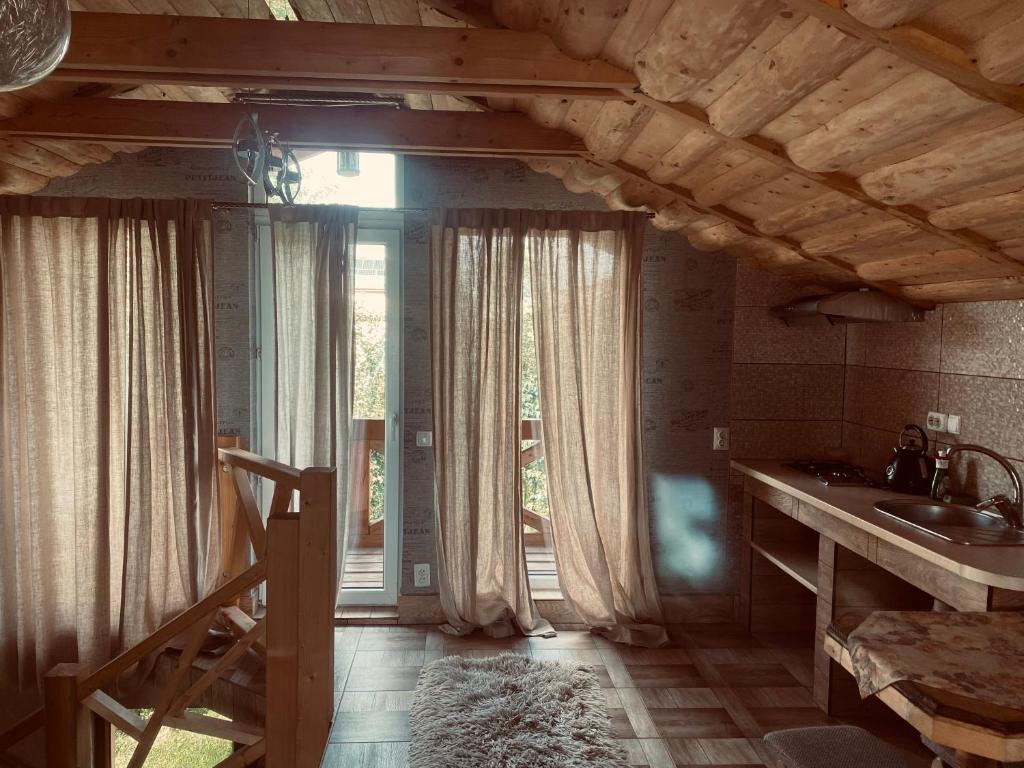 Posezení v ubytování Forest House
