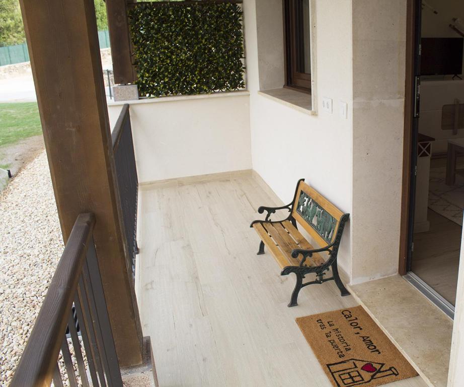 Balkón nebo terasa v ubytování Vente a Babia