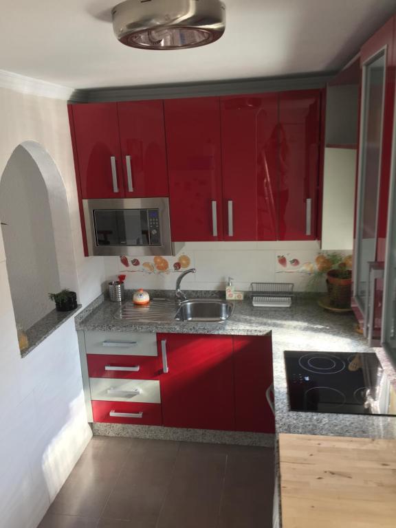 Kuchyňa alebo kuchynka v ubytovaní Apartamentos MásBambú