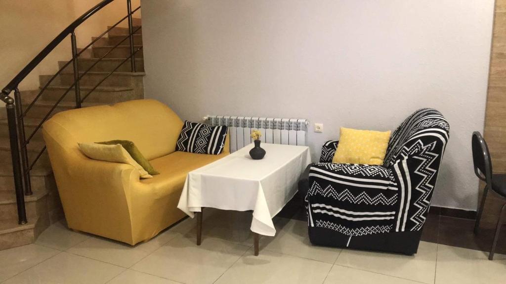 Posezení v ubytování Guesthouse Aygestan