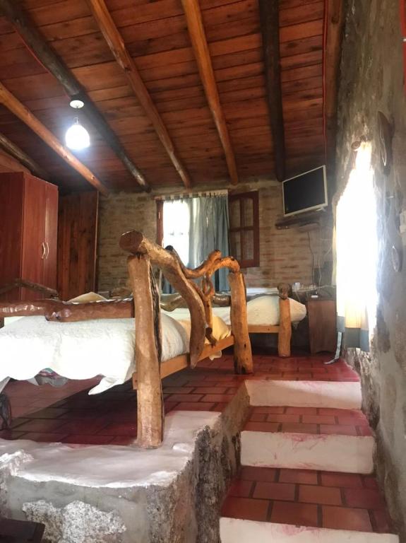 Posezení v ubytování Pachamama cabañas en la montaña
