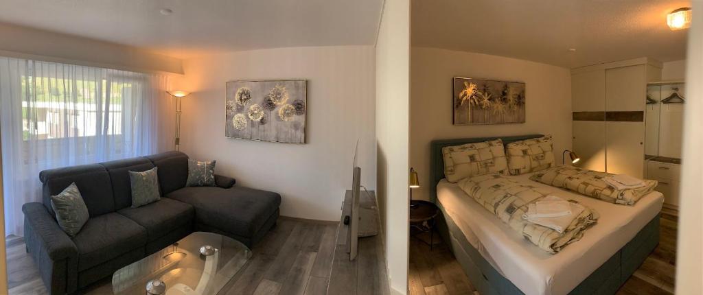 Posezení v ubytování Ferienwohnung Valere B - it's magic gmbh
