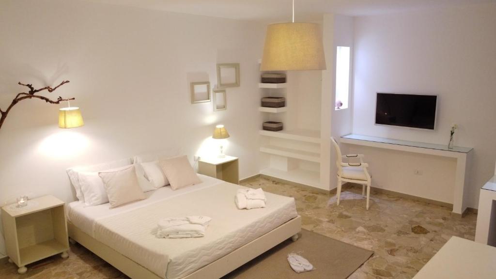 Postel nebo postele na pokoji v ubytování Dimora TerraNostra&Spa