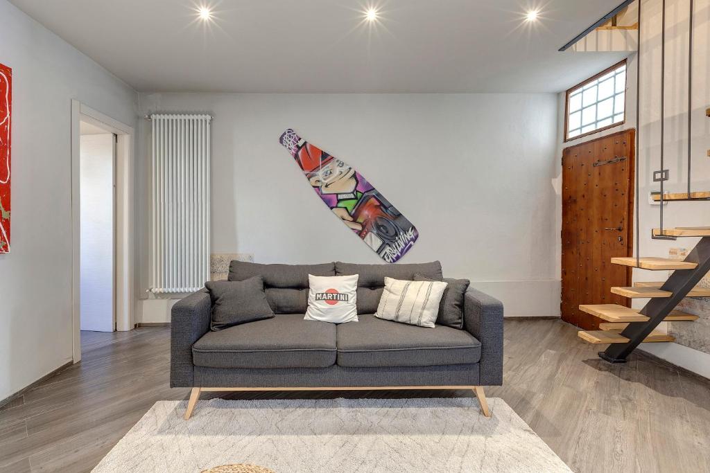 Część wypoczynkowa w obiekcie Zita Apartment by Mamo Florence