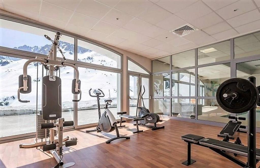 Posilňovňa alebo fitness centrum v ubytovaní Appartement Duplex Confort, Pied Des Pistes