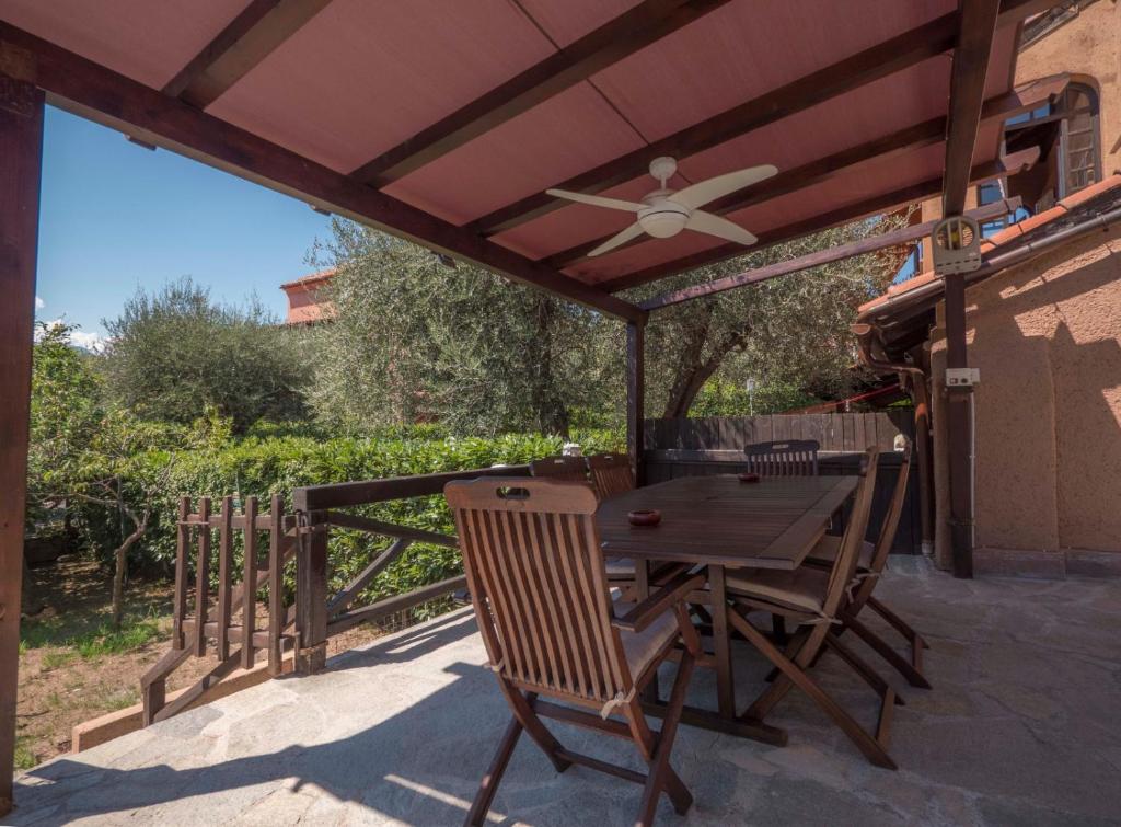 A balcony or terrace at Villa Lisa casa vacanze