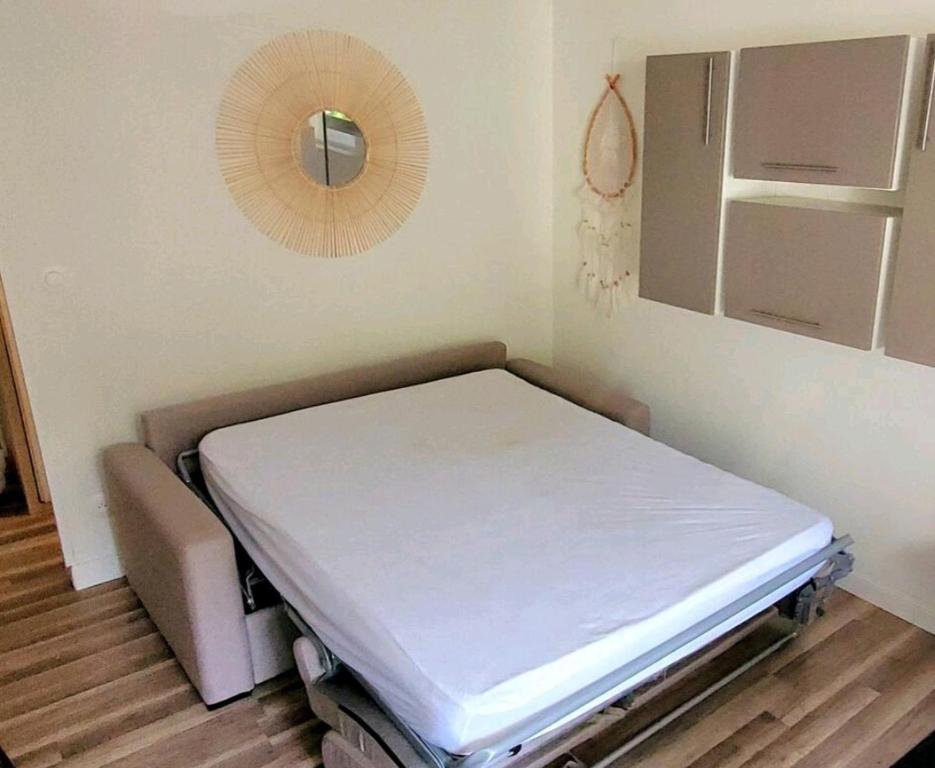 Posteľ alebo postele v izbe v ubytovaní Studio Cocoon La Grande Motte