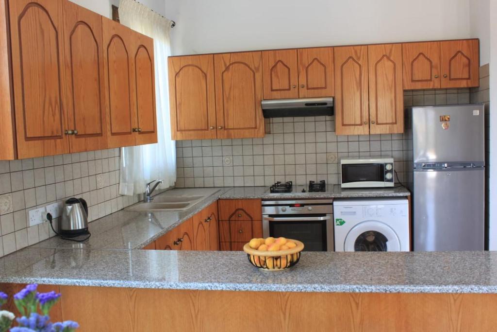 Kuchyň nebo kuchyňský kout v ubytování Yiannos House