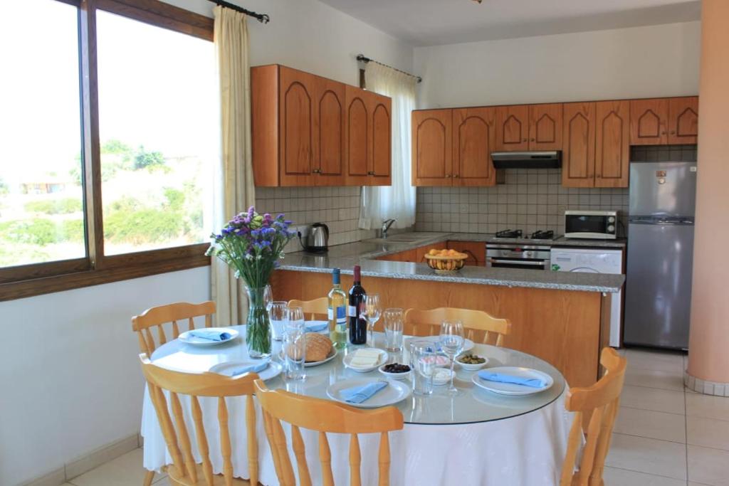 Kuchyň nebo kuchyňský kout v ubytování Yiannos House