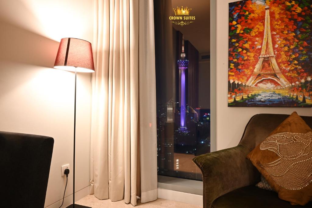 Crown Suites Tropicana The Residence KLCC Kuala Lumpur City Center - Honeyonon Suite D'une Chambre KL View Tower