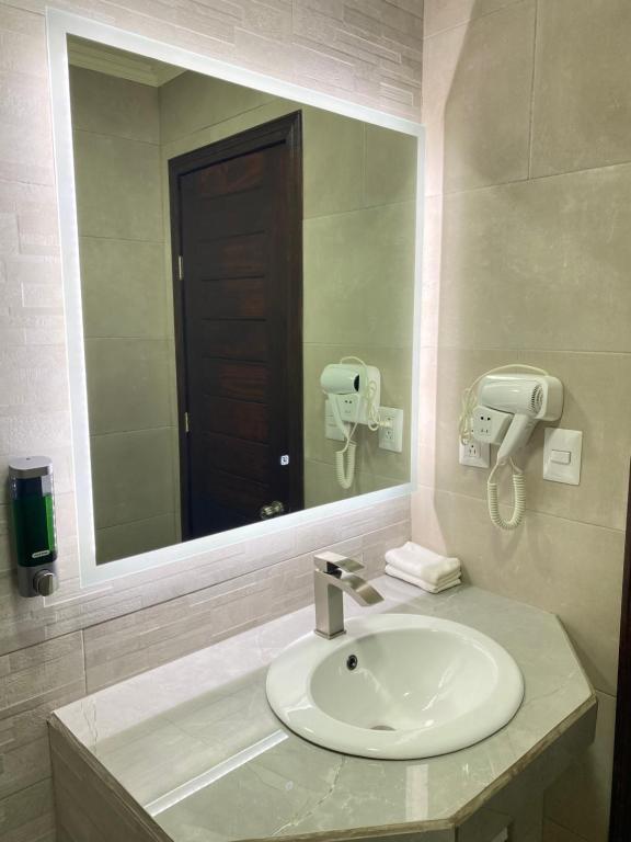 Ванная комната в Hotel Naoz