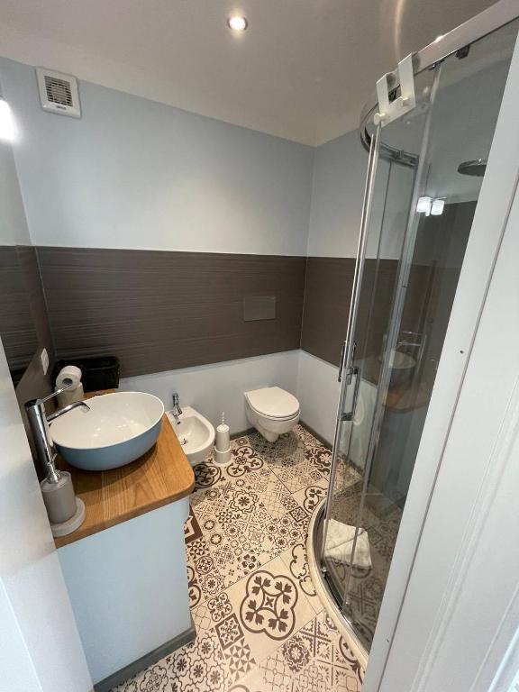 Łazienka w obiekcie Gaias Rooms