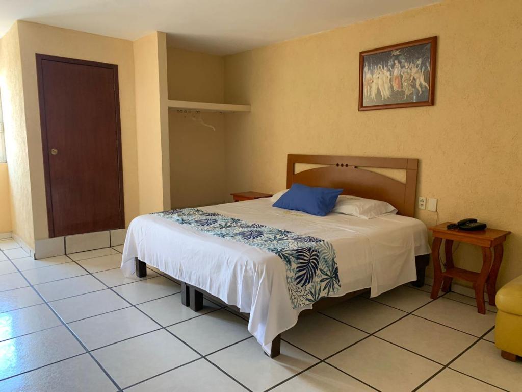 Postel nebo postele na pokoji v ubytování Hotel Jar8 Boca -Cerca WTC y plazas comerciales-