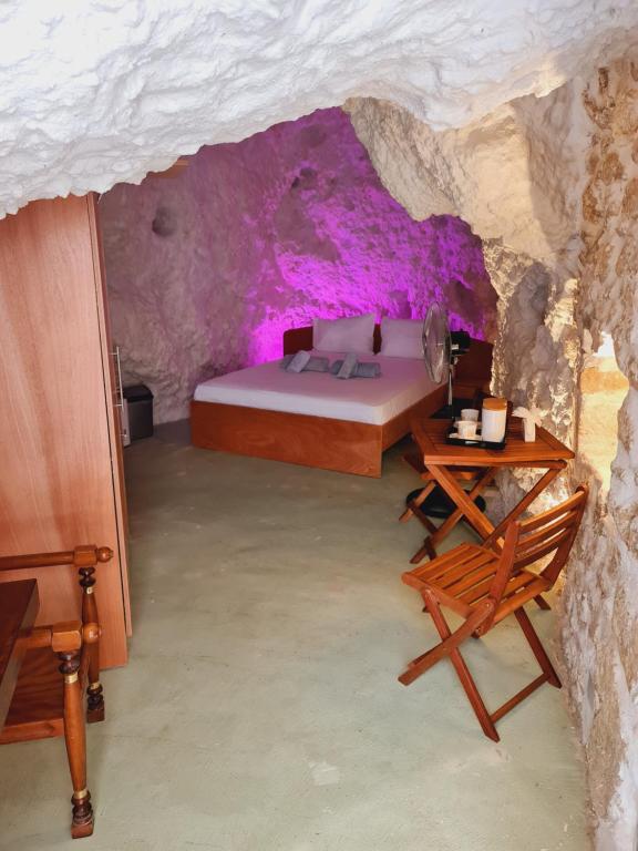 Χώρος καθιστικού στο Anassa 8 Real Cave