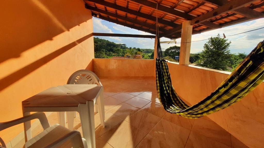 Balkón nebo terasa v ubytování Casa Santos - Pirenópolis