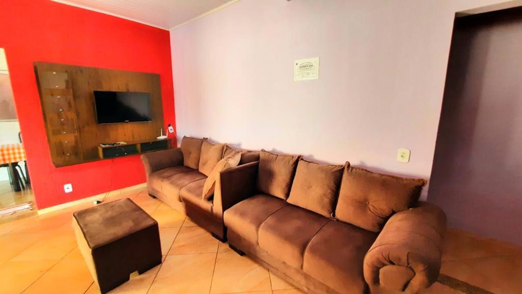 Posezení v ubytování Casa Santos - Pirenópolis