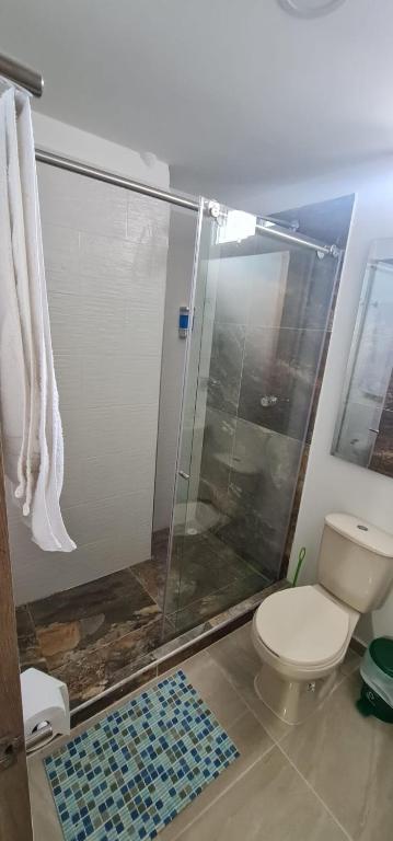 Koupelna v ubytování Apartamento Completo Ibague - Parqueadero - Ocobo