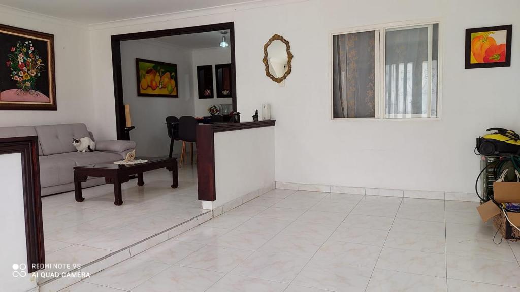 منطقة جلوس في Agradable casa para una excelente estadía.