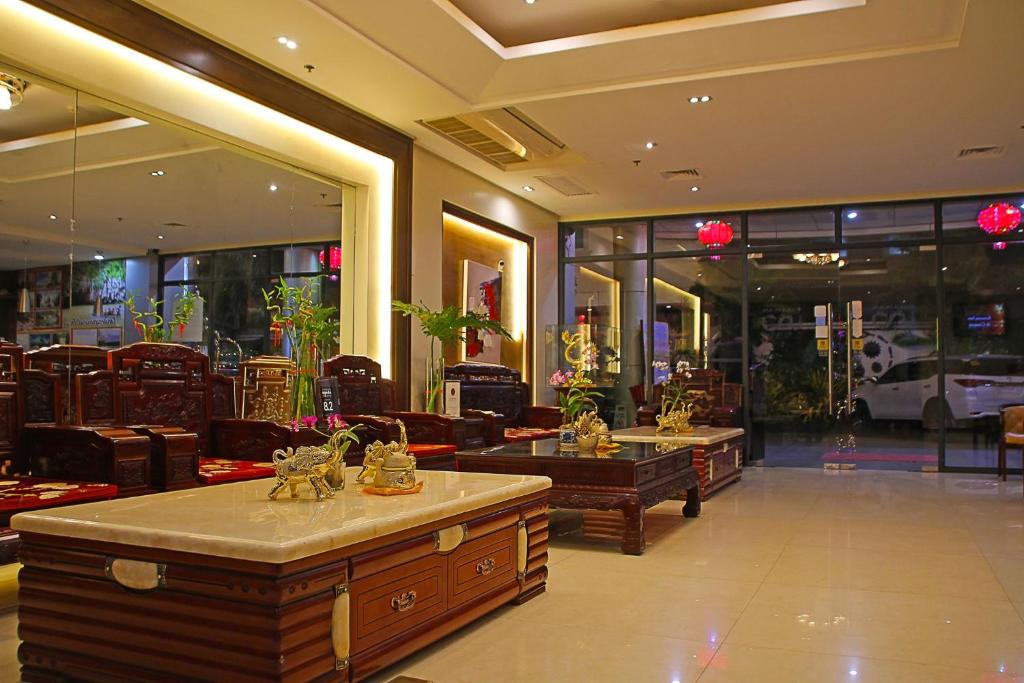 Posezení v ubytování Palawan Uno Hotel