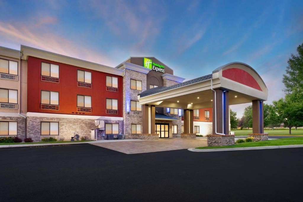 a rendering of a hotel with a building at Holiday Inn Express Billings East, an IHG Hotel in Billings