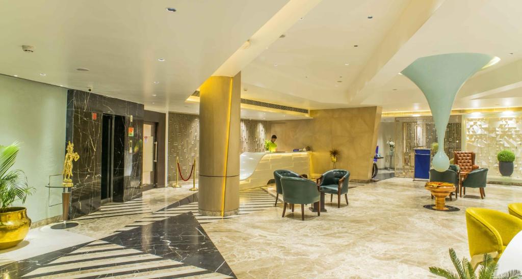 Posezení v ubytování The Citi Residenci Hotel - Durgapur