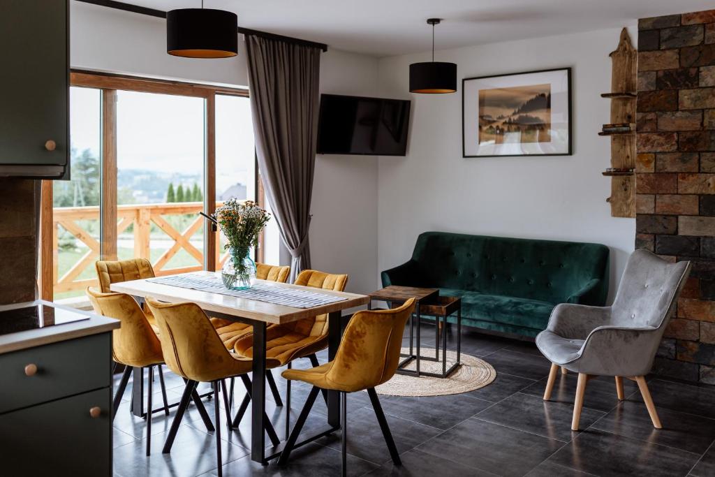 Posezení v ubytování Czorsztyn View Apartamenty