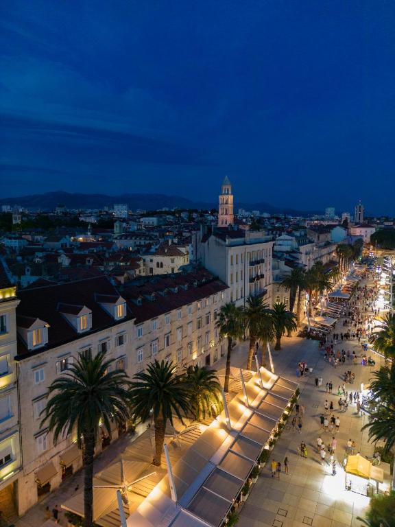 Nespecifikovaný výhled na destinaci Split nebo výhled na město při pohledu z bed and breakfast