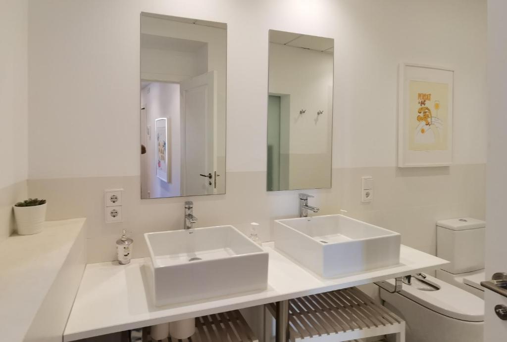 Koupelna v ubytování Torres de Serranos Apartments - TTdSSa VLC