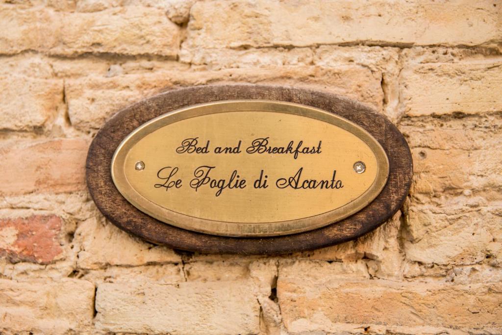 Certifikát, hodnocení, plakát nebo jiný dokument vystavený v ubytování Le Foglie Di Acanto