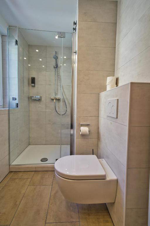 Koupelna v ubytování Hotel Tenner