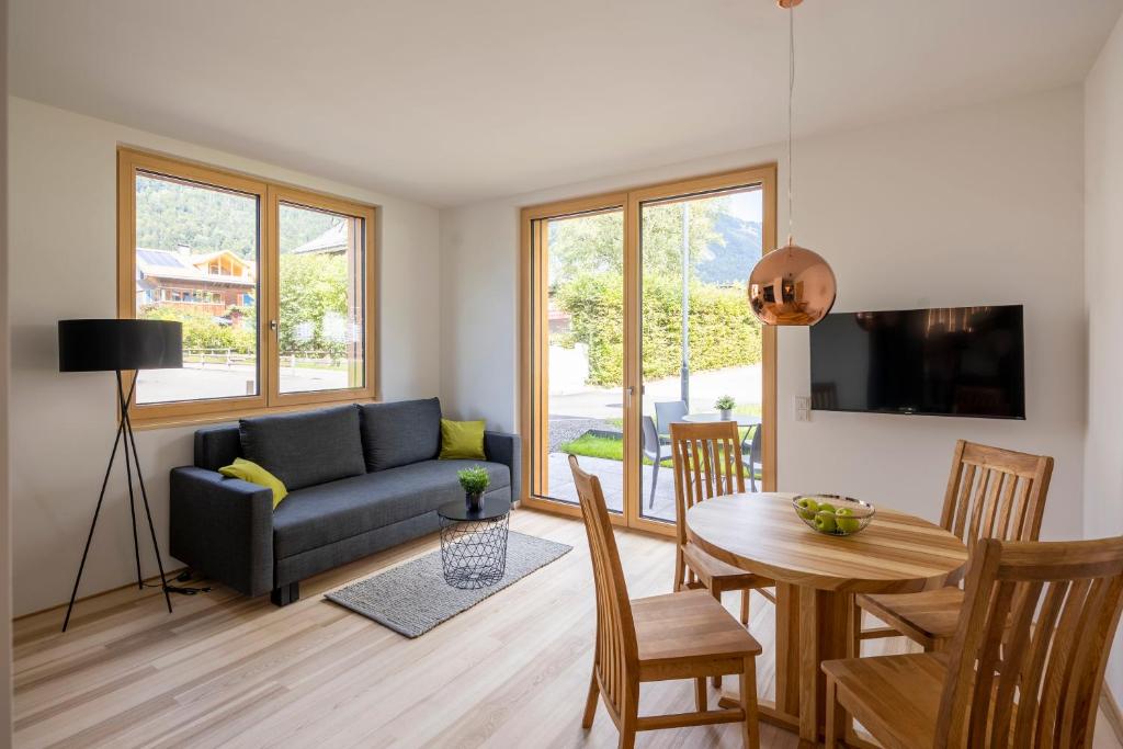 Posezení v ubytování am Greben Apartments eins - zwei - sechs - sieben