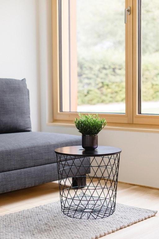 Posezení v ubytování am Greben Apartments eins - zwei - sechs - sieben
