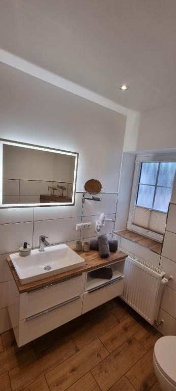 Koupelna v ubytování Landhotel Hof Barrl