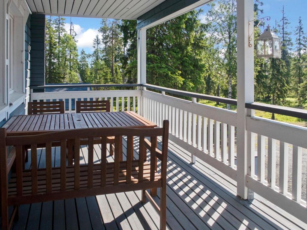 Balkón nebo terasa v ubytování Holiday Home Ruka snow & sun 4 by Interhome