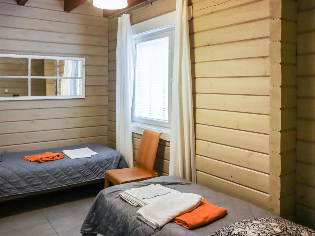 Postel nebo postele na pokoji v ubytování Holiday Home Uulanlinna b- paritalo by Interhome