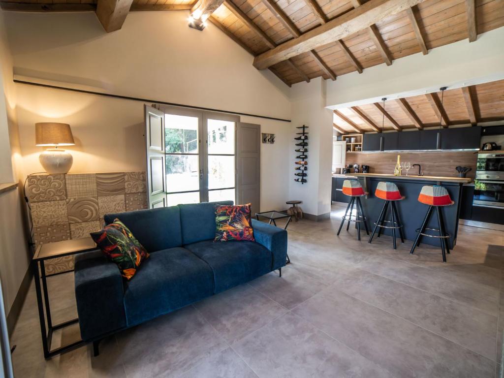 A seating area at Chalet Il Talamo by Interhome