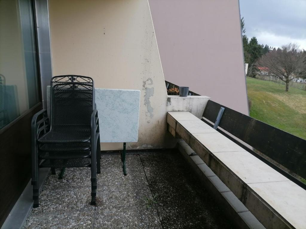 Balkón nebo terasa v ubytování 2-Raum Appartement Saxo