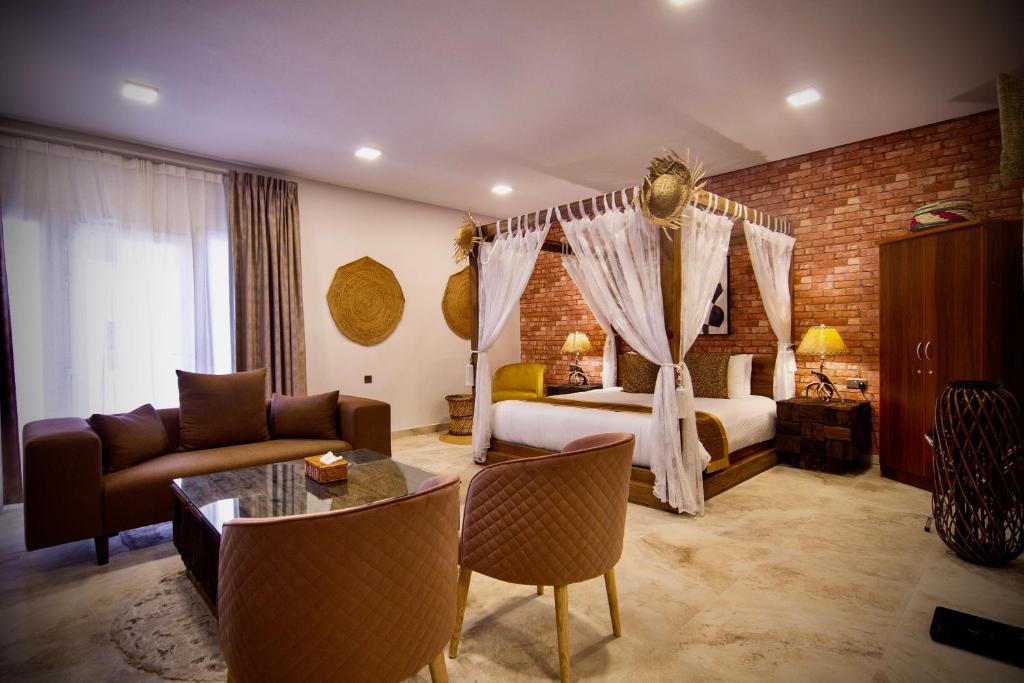 Posezení v ubytování Coastline Resort