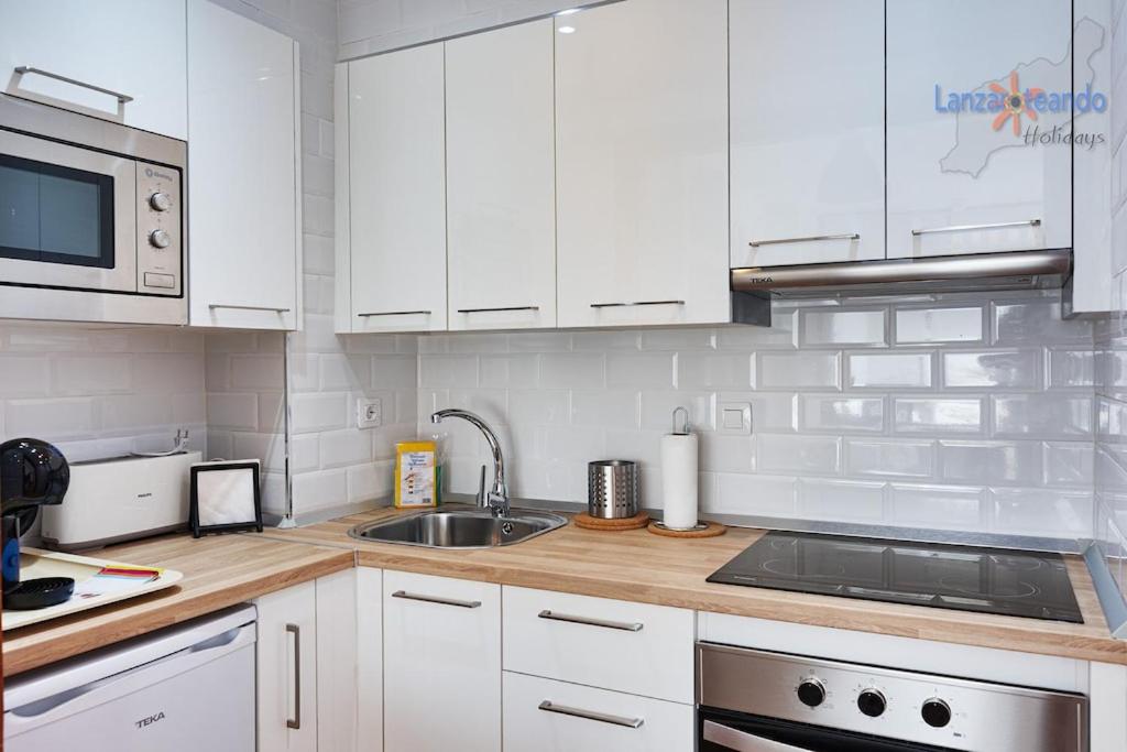 Kuchyň nebo kuchyňský kout v ubytování Vivienda Vacacional Los Molinos 7210