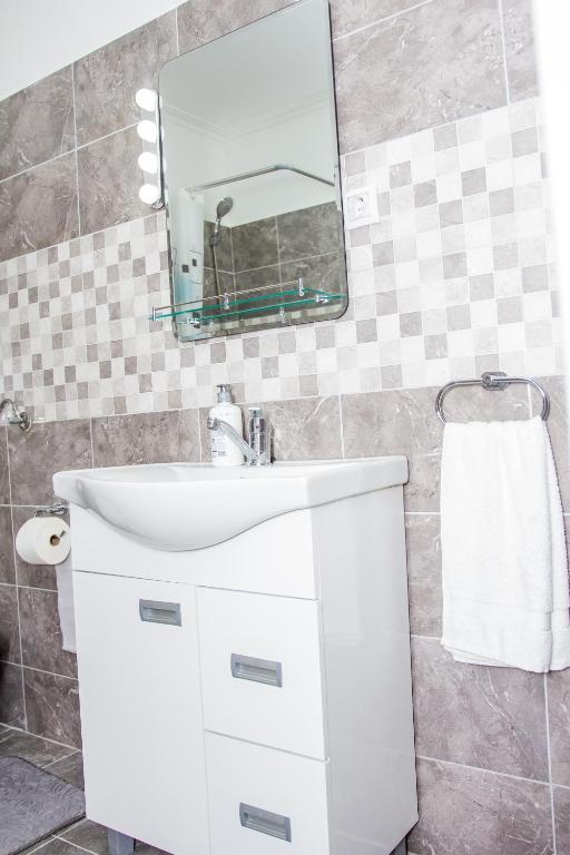 Kupatilo u objektu Feher Akac Guest House