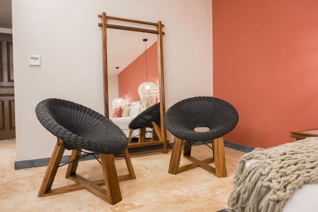 Postel nebo postele na pokoji v ubytování Reef Yucatán All Inclusive & Convention Center