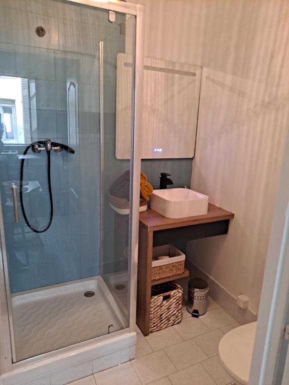 studio cosy meublé, terrasse et patio pour vélo - One-Bedroom Apartment