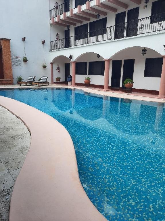 Bazén v ubytování Hotel Zaci nebo v jeho okolí