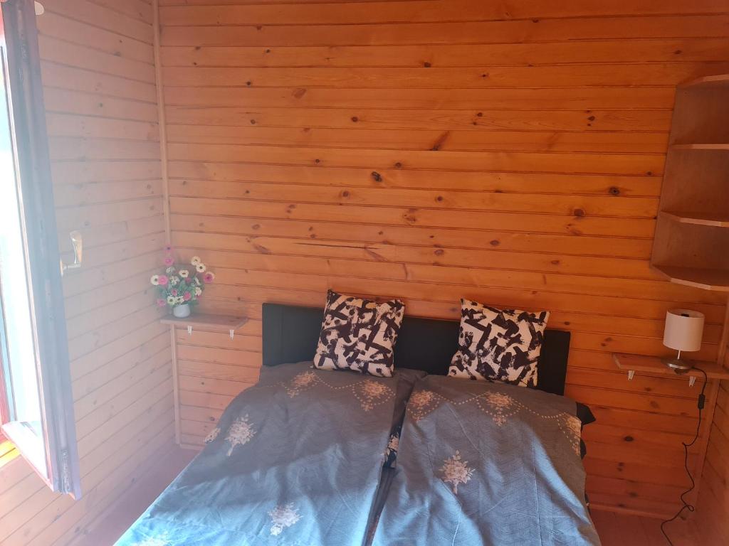 Posteľ alebo postele v izbe v ubytovaní Hobby Vendégház