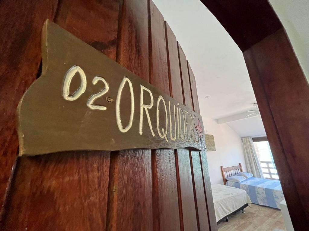 Postel nebo postele na pokoji v ubytování Rosa dos Anjos