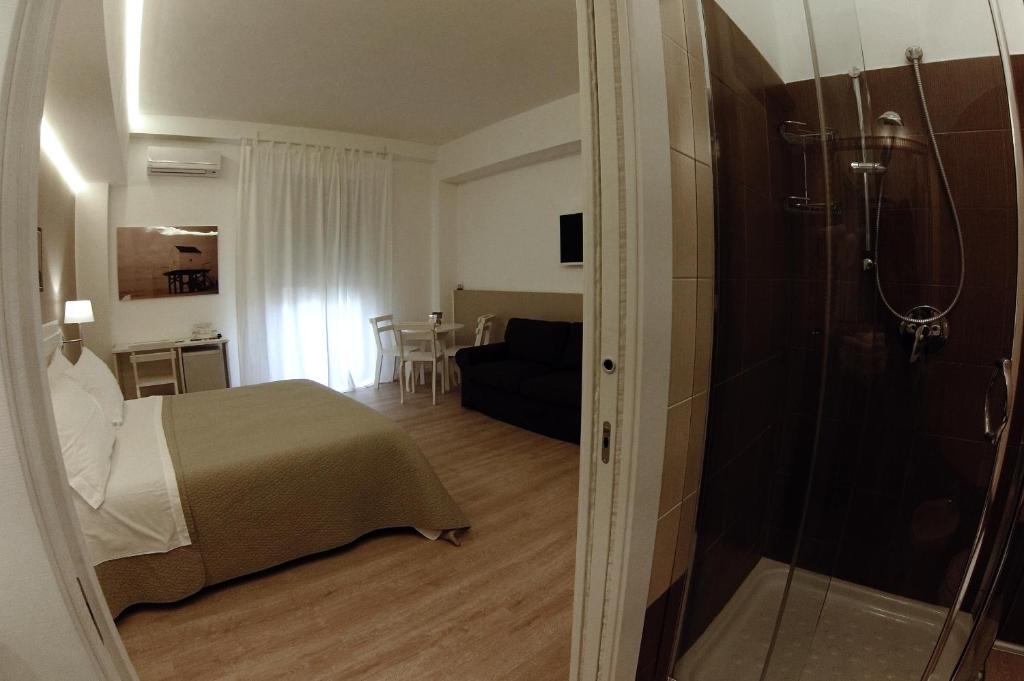 Postel nebo postele na pokoji v ubytování B&B Medinblu